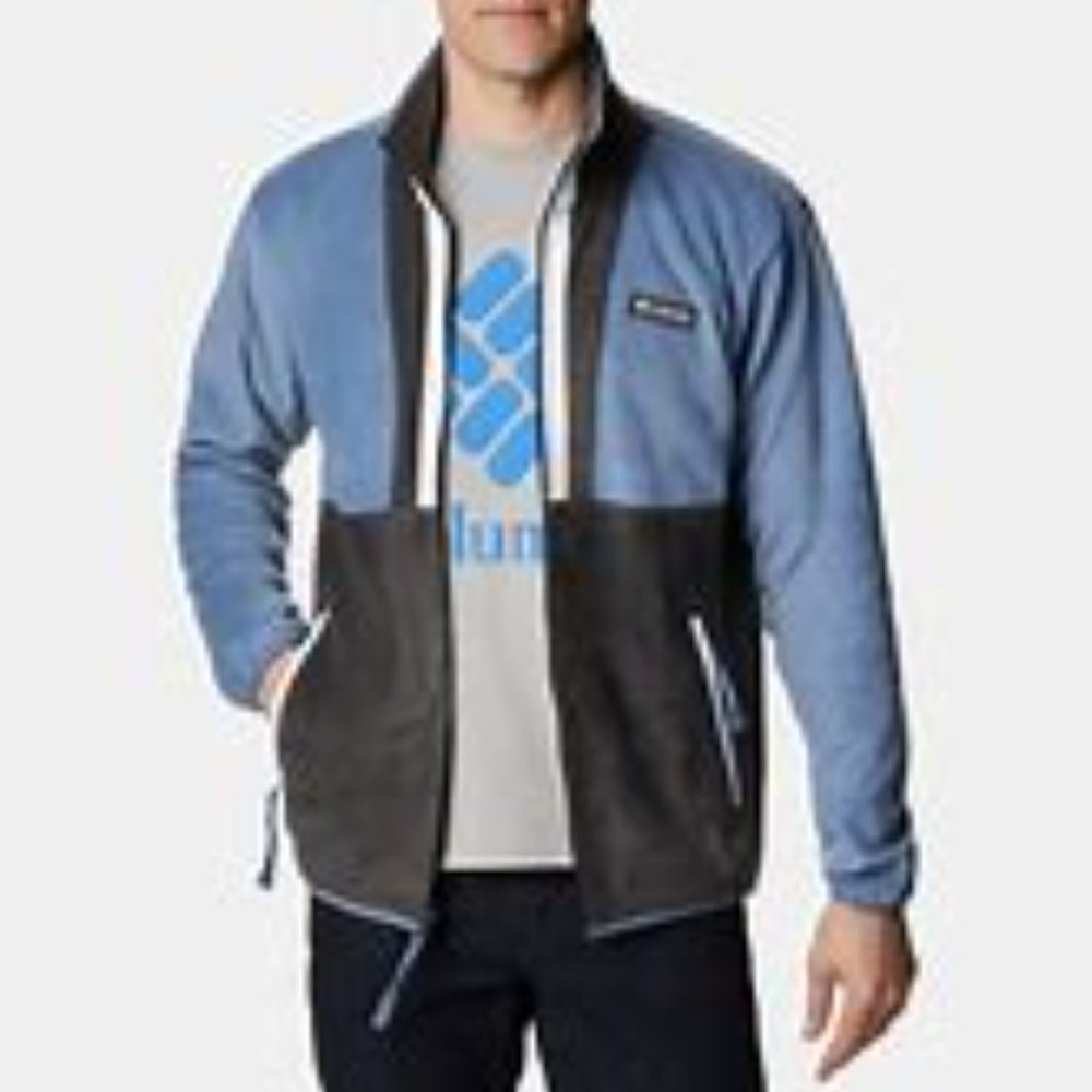 Columbia Men's Back Bowl Full Zip Fleece Jacket NWT